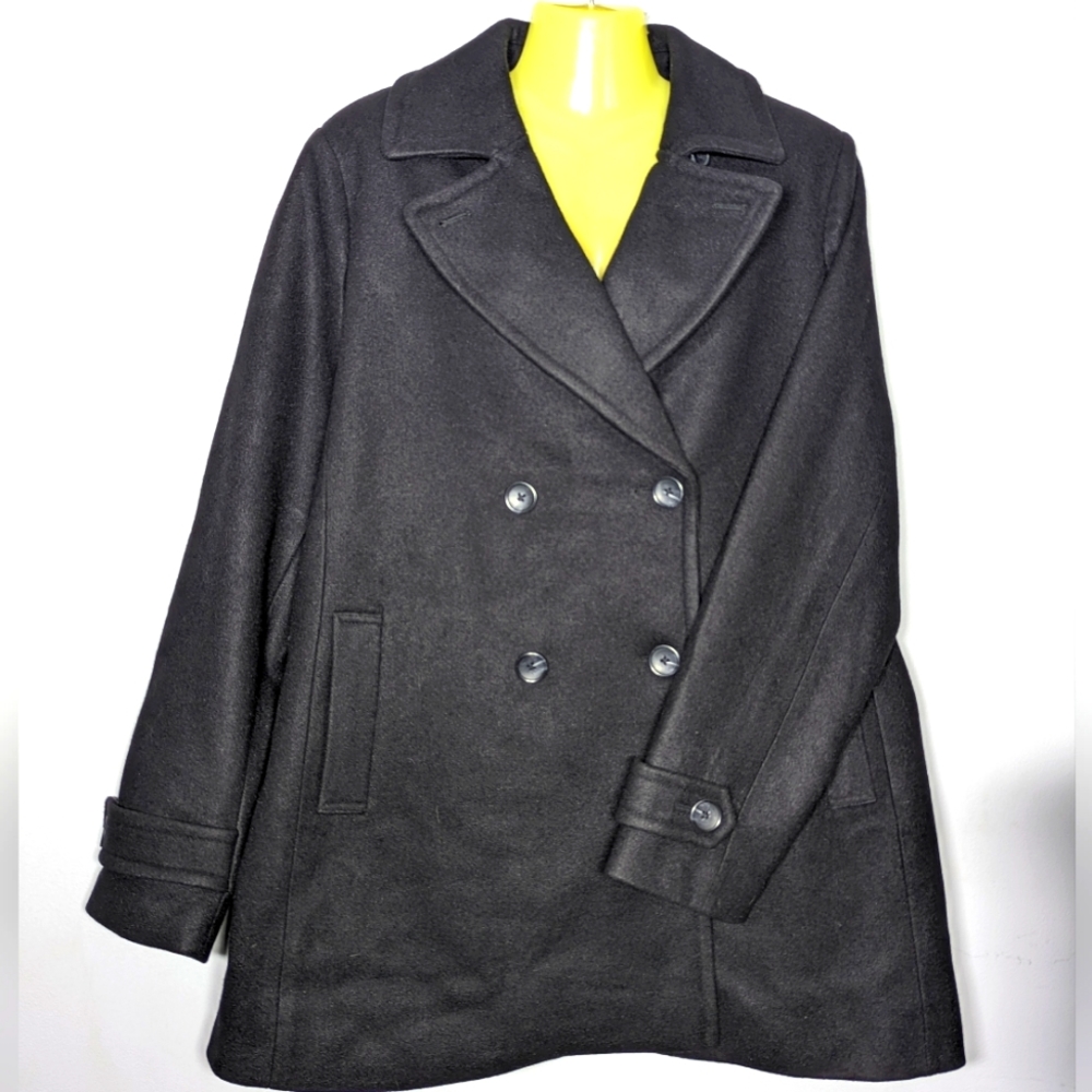 NEW Amazon Essentials Womens Standard Plush Peacoat XL black